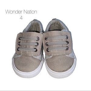 Wonder Nation Tan Velcro Shoes 4